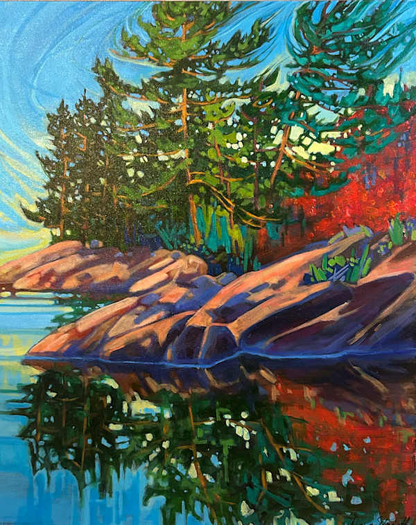 Stillness Beneath the Trees by Dawn Schmidt