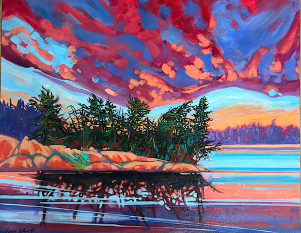 Last Light on Shore by Dawn Schmidt