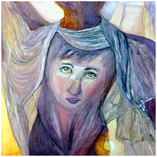 Helen/Salome  ("From the Sea of Myths" series), Acrylics, $475.  Buyer pays shipping.  Prints available, contact artist. by Stephen Mead