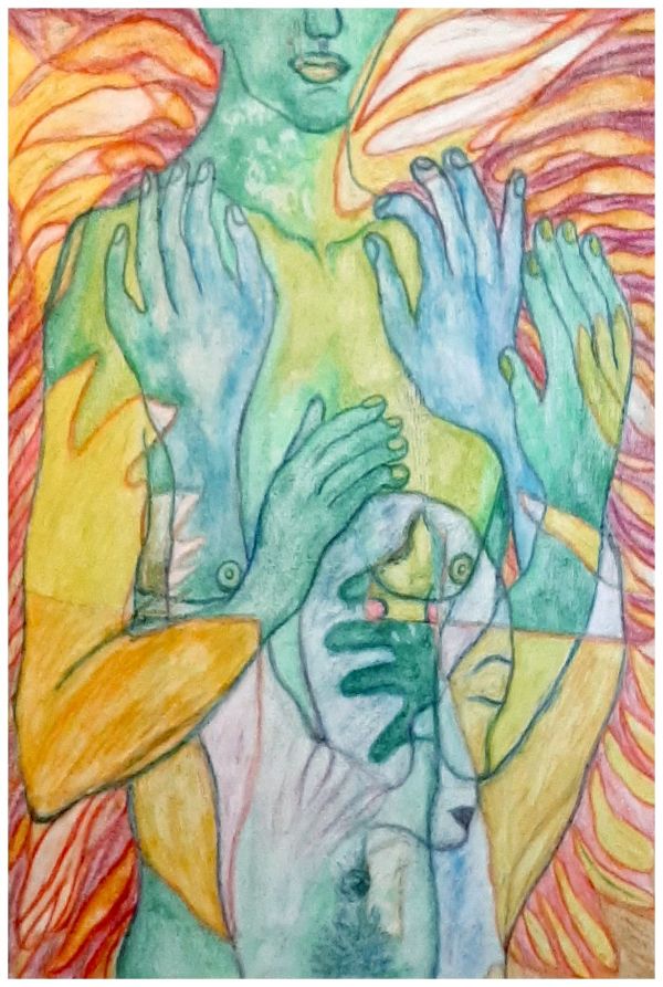 Last Dance Angel, mixed media, $300.  Buyer pays for shipping by Stephen Mead