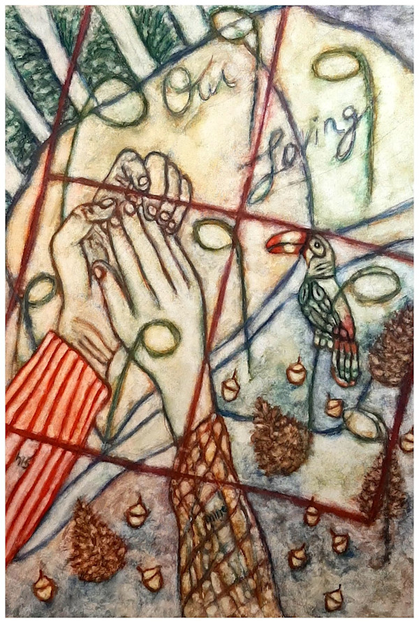 Our Loving (From "States of Desire, States of Being" series) Buyer pays shipping.  Prints available, contact artist, mead815@yahoo.com by Stephen Mead