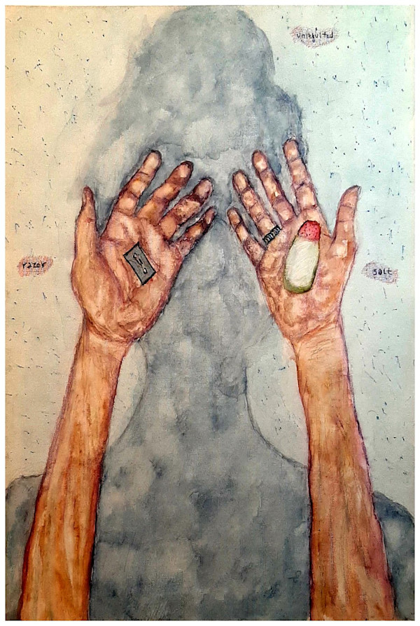 Unrequited, (From "States of Desire, States of Being" series) Buyer pays shipping.  Prints available, contact artist, mead815@yahoo.com by Stephen Mead