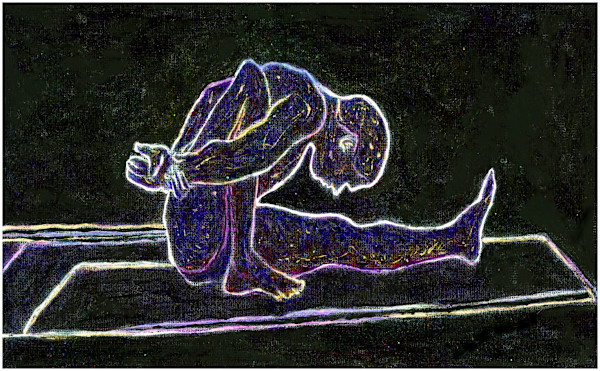 Painted Yoga 10 by Stephen Mead