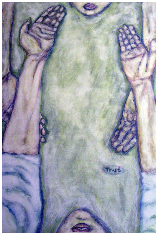 Trust, (From "States of Desire, States of Being" series) Buyer pays shipping.  Prints available, contact artist, mead815@yahoo.com by Stephen Mead