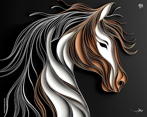 The Wind-Scribed Steed by Mohamed Ayman DAEF