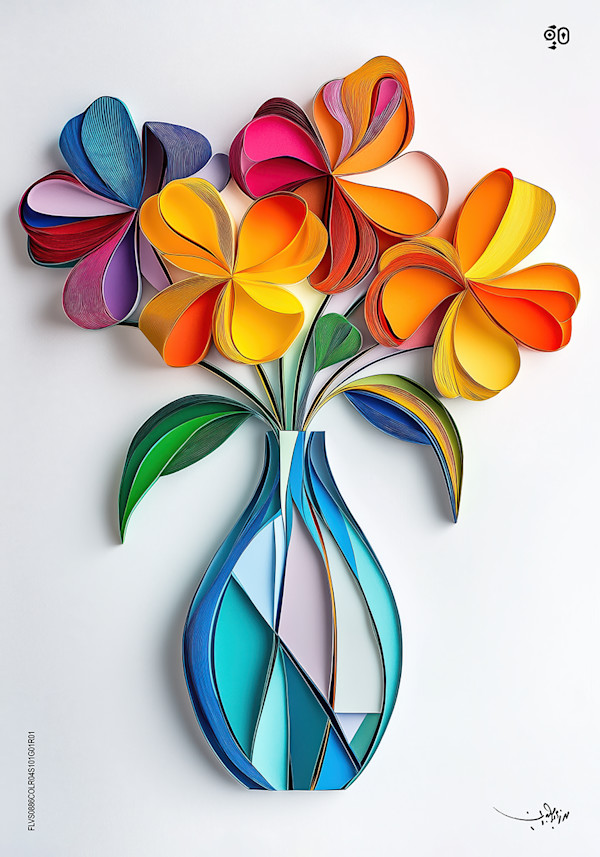 Paper Petals in Bloom by Mohamed Ayman DAEF