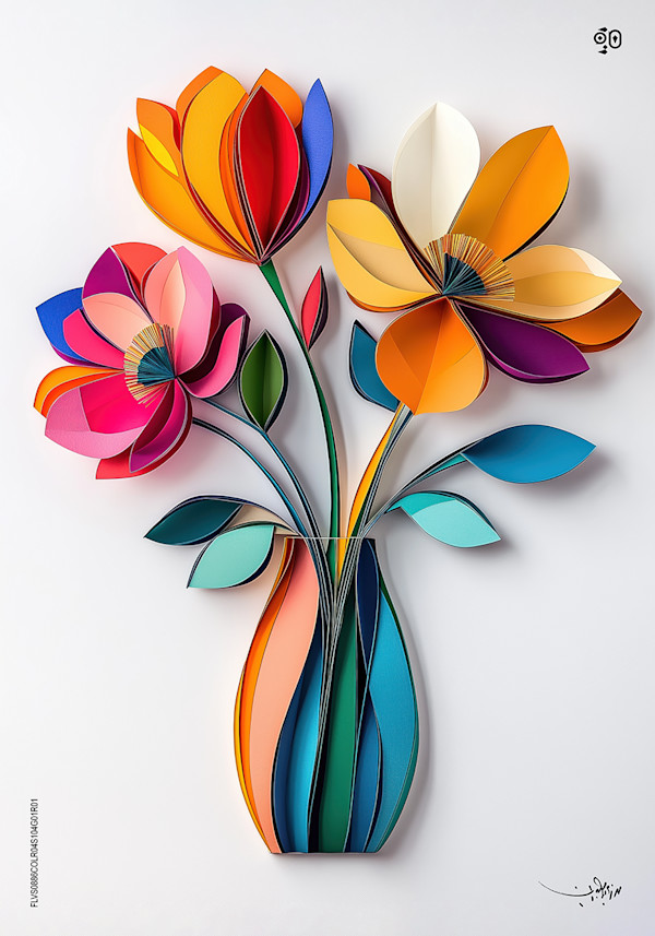 Quilled Garden of Dreams by Mohamed Ayman DAEF