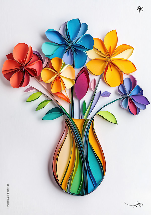 A Garden of Folded Colors by Mohamed Ayman DAEF