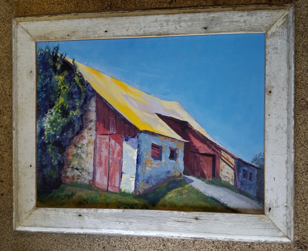 Iconic Yellow Roof - Great Barn at Arrandale;  Iconic Yellow Roof (3) by Barnlady
