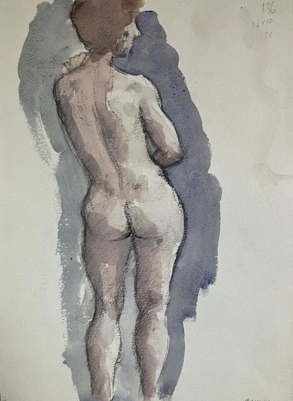 Nude sketch by Antony Baynes