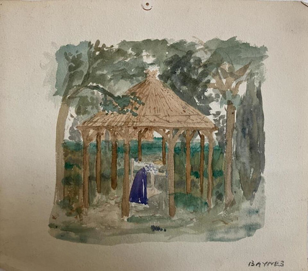 Pavilion watercolour by Antony Baynes