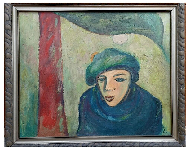 Figure under a tree by Karel Cerny