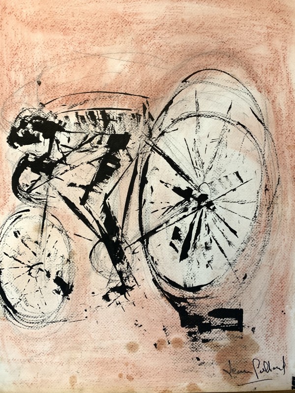 Cyclist by Leon  Collard