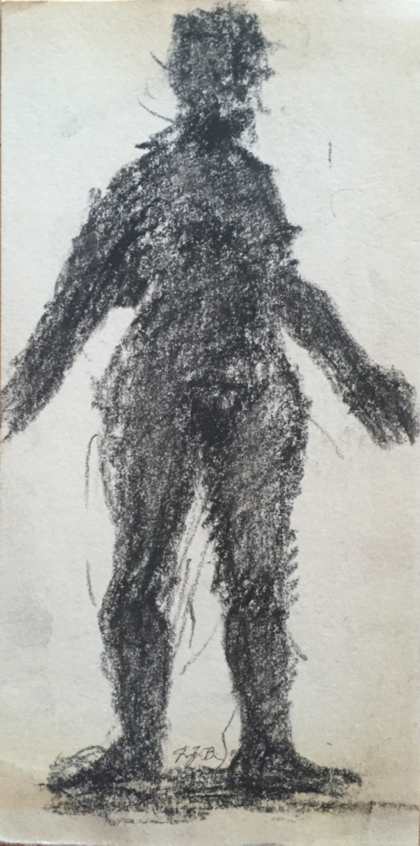 Charcoal Hands Out by Frank J Bette