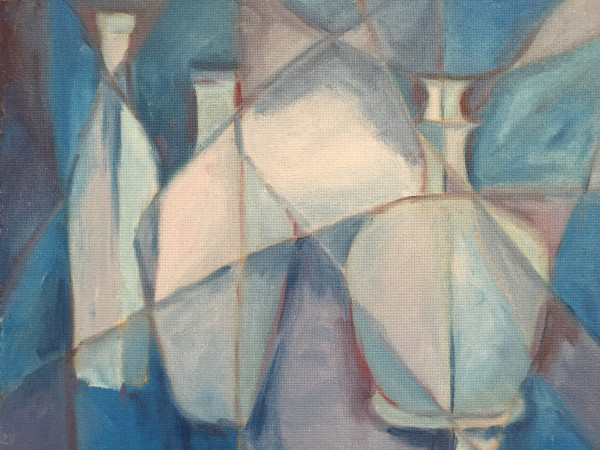 Blue Bottles by Clifford Holmes
