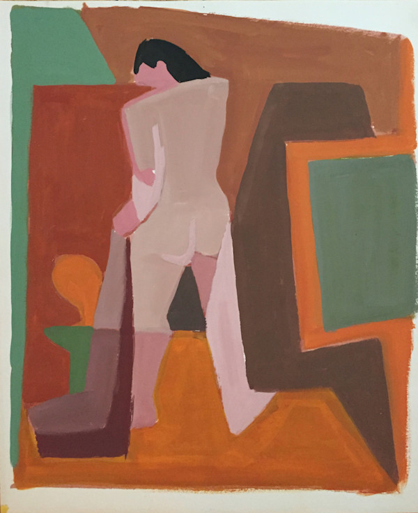 Orange Cubist