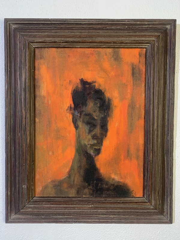 "Portrait with Orange" by Florence Hasenflug