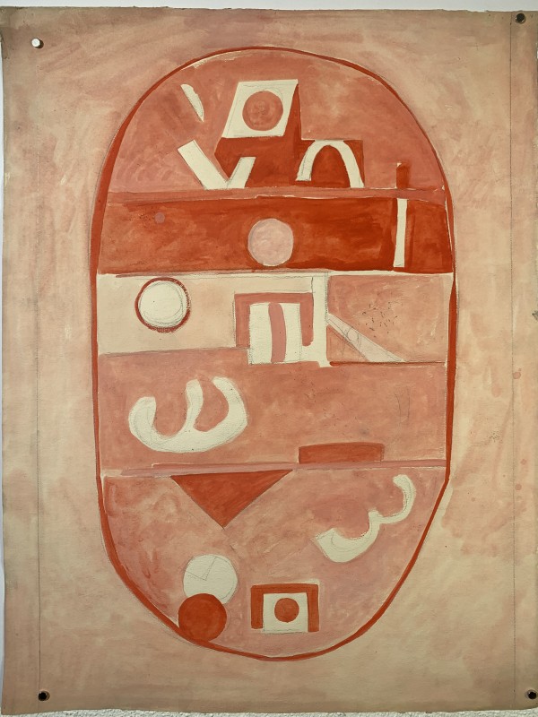 "Red Hieroglyphics" by Edith  Isaac-Rose