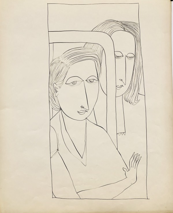 "Portrait of Two" by Donald  Stacy