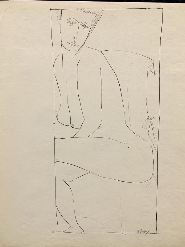 "Looking Over Shoulder" by Donald  Stacy