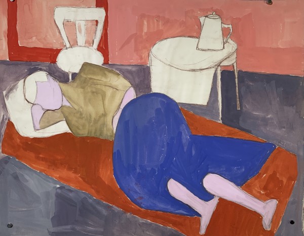 "Laying with Teapot" by Donald  Stacy