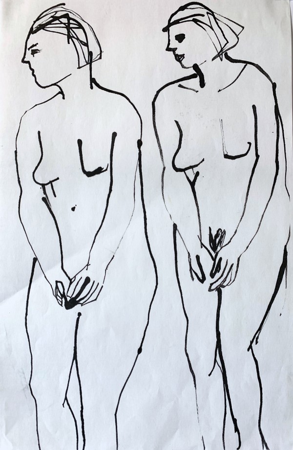 "Two Nudes" by Edith  Isaac-Rose