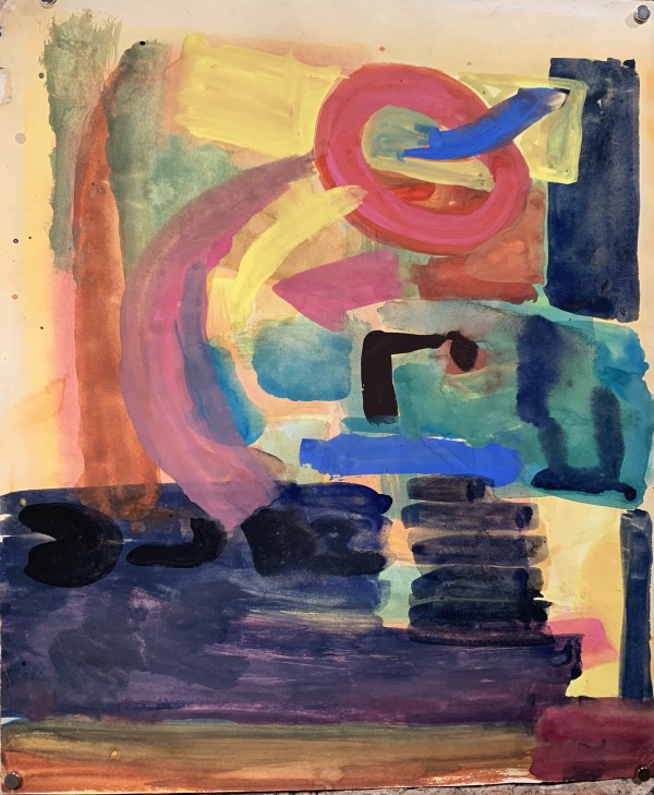 "Rainbow Abstract" by Edith  Isaac-Rose