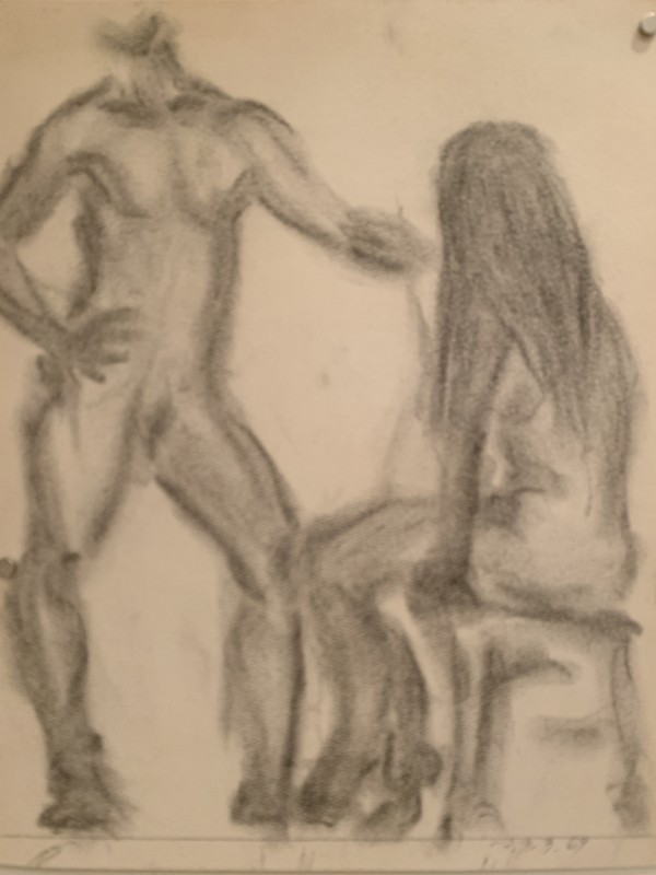 Male and Female Nudes by Frank J Bette