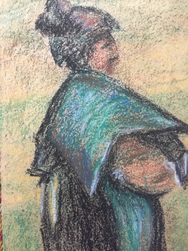 Lady In Kimono by Frank J Bette