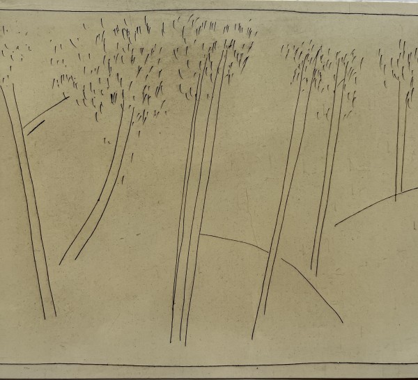 "Tree Landscape Line Drawing" by Jack Hooper