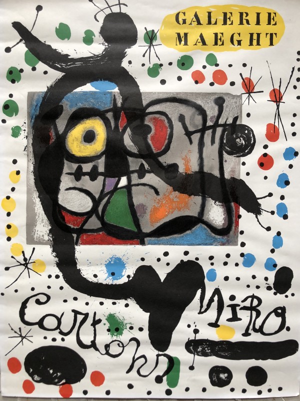 Vintage Exhibition Poster from Galerie Maeght for Joan Miró by Joan Miró