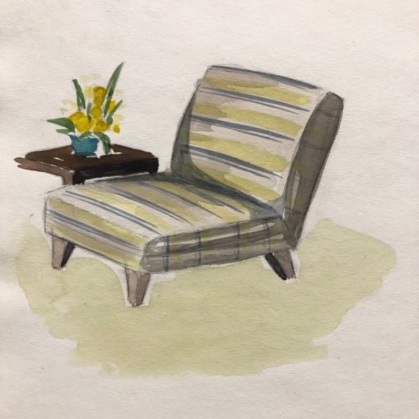 Mid Century Chair by Kathy Williams