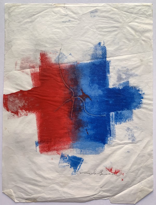 "Red Blue Cross" by Mark Luca