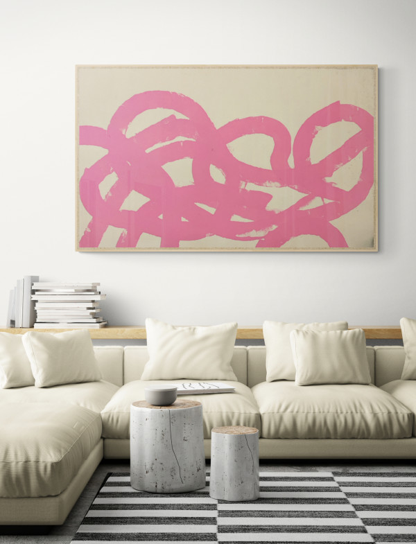 "Pink Abstract" by Sylvia  Rutkoff