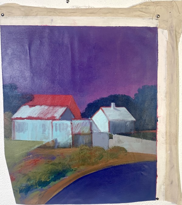 "Purple Barn" by Unknown