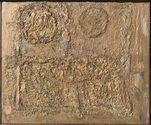 “Bronze Wall” by Sylvia  Rutkoff