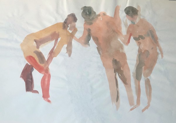 Dancing Nudes by Thelma Corbin Moody