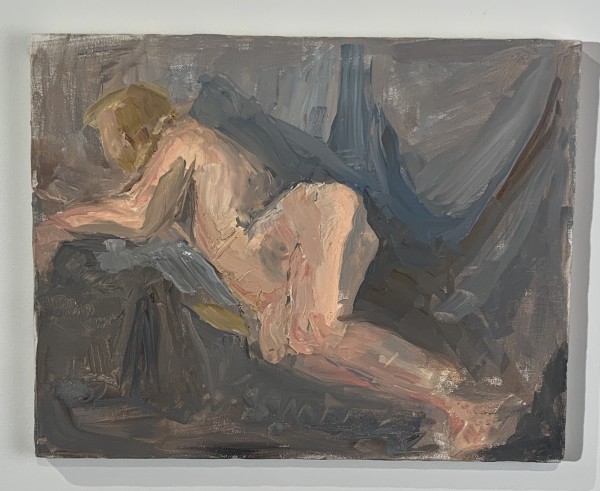 "Nude on Grey Blanket" by Tamara Gordon