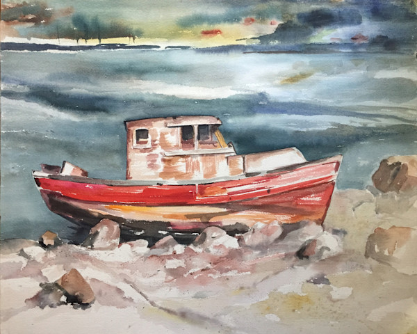 Tug Boat by Thelma Corbin Moody