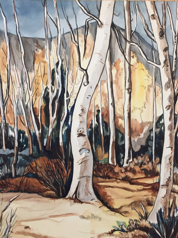 Winter Trees by Thelma Corbin Moody