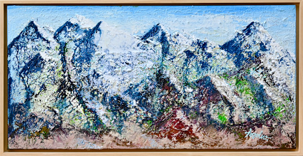 Mountains in the Flow of Light and Color by Monika Maria Toplev (tomo.)