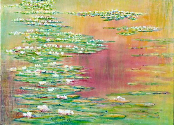 Water Lilies at Dusk by Monika Toplev (ToMo.), Image 1.
