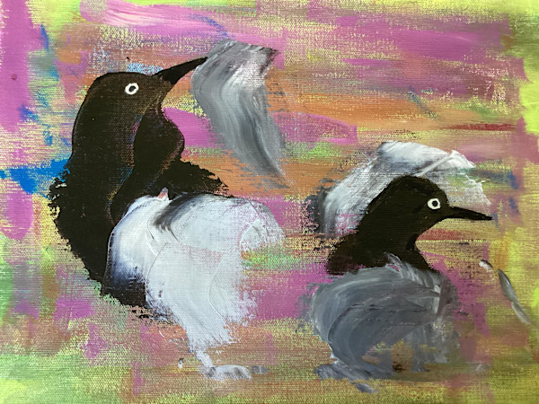 The Corvids: Reggie and Tallulah by Jill Kelly