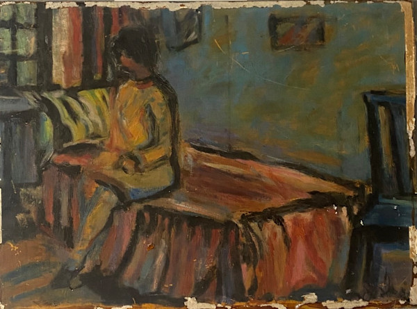 Untitled ( a Recto Verso painting) by saskia pintelon