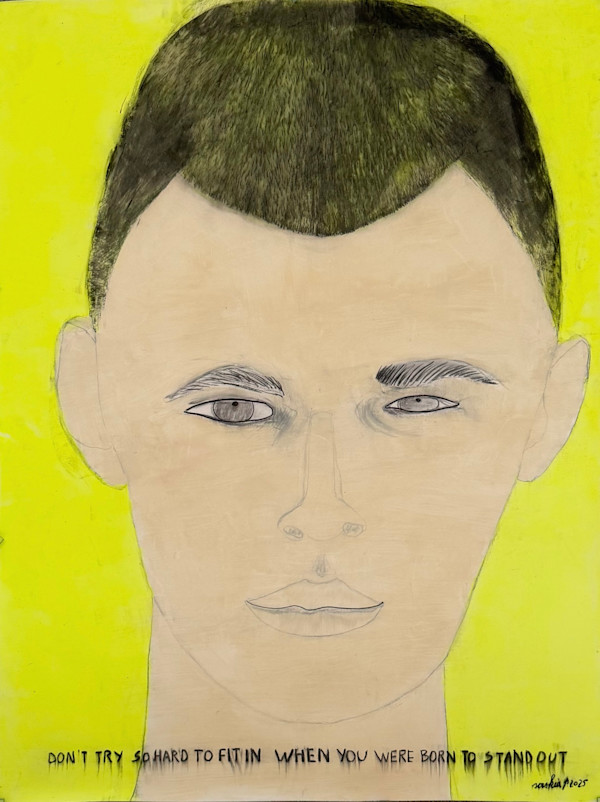 DON'T TRY SO HARD TO FIT IN WHEN YOU WERE BORN TO STAND OUT by saskia pintelon, Image 1.