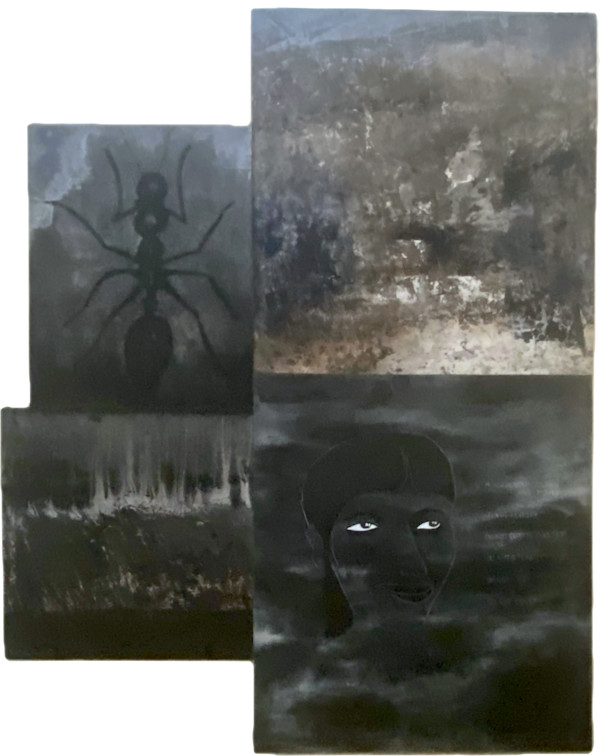 BLACK ANT AND THE LADY by saskia pintelon