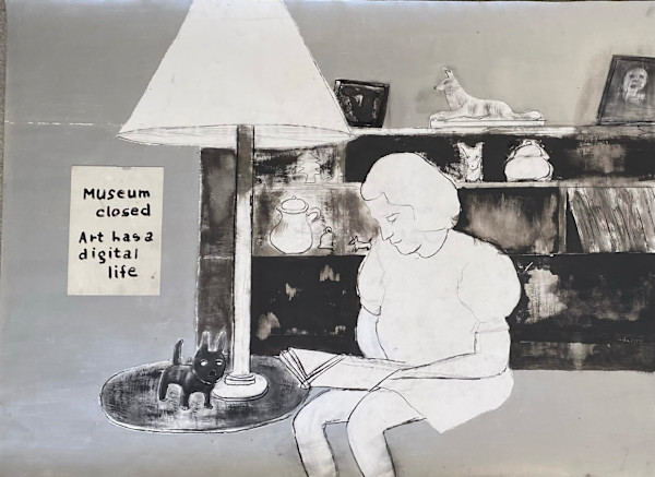 MUSEUM CLOSED ART HAS A DIGITAL LIFE by saskia pintelon