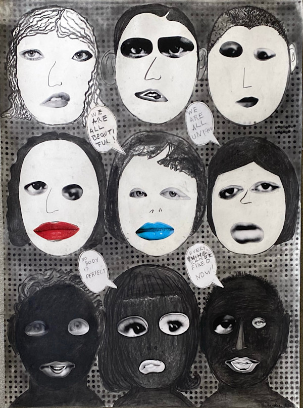 WE ARE ALL UNIQUE AND WE ARE ALL BEAUTIFUL by saskia pintelon