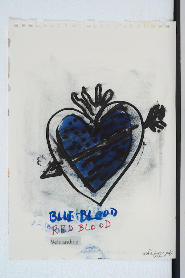 BLUE BLOOD RED BLOOD by saskia pintelon