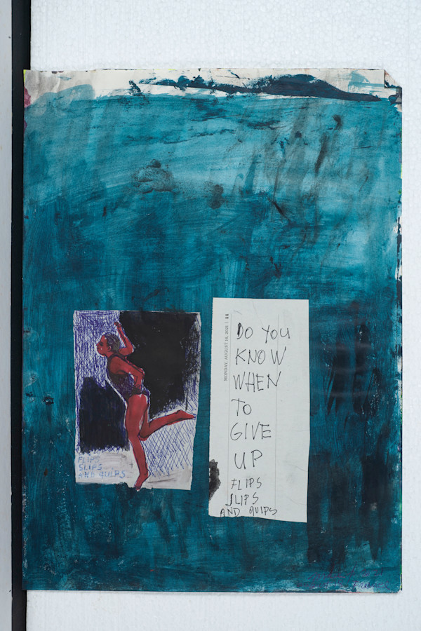 DO YOU KNOW WHEN TO GIVE UP by saskia pintelon
